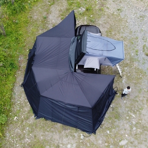 <span class=keywords><strong>Accessoires</strong></span> Auto Extérieur 4x4 <span class=keywords><strong>Camping</strong></span> Auvent Latéral Auvent Utilisé Fréquemment Parois Latérales Enceinte Tentes de Toit - Product Image 5