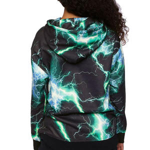 เสื้อฮู้ดดี้ผู้หญิงไซส์ใหญ่ สไตล์ลำลอง แขนยาว ผ้าฝ้าย 100% พิมพ์ลายแบบซับลิเมชั่น ขายดี พร้อมโลโก้ด้านหน้า - Product Image 4