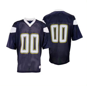 Maillot brodé de football américain avec logo personnalisé Maillot imprimé respirant de grande taille - Product Image 5