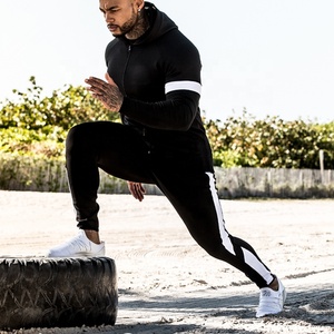 Survêtement pour hommes personnalisé coton épais 2 pièces ensembles pantalons de survêtement et sweats à capuche ensemble de jogging vêtements de sport pour hommes survêtement - Product Image 1