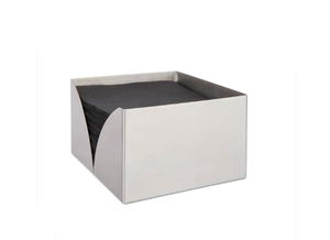 Meilleure offre pour bureau à domicile drôle debout en acier inoxydable porte-papier de soie de table pour serviette de restaurant de mariage en métal - Product Image 2