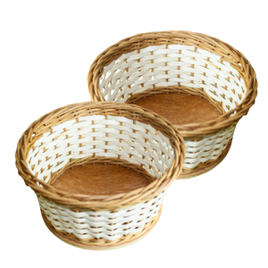 Meilleure vente panier de rangement polyvalent en rotin et bois du Vietnam - Product Image 1
