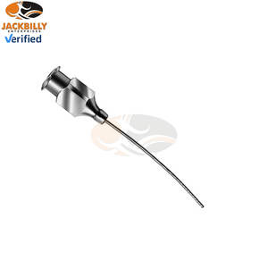 Cannule lacrymale incurvée McIntyre de qualité supérieure, instruments d'irrigation ophtalmique, acier inoxydable, sonde de lavage du conduit lacrymal - Product Image 6