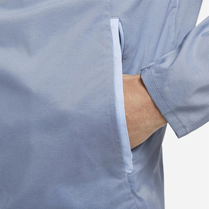 Bloqueo de color Colores contrastantes Correr al aire libre Hombres Chaqueta cortavientos de talla grande Chaqueta impermeable de lluvia de poliéster - Product Image 3