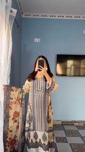 <strong>Brightly</strong> Colored Ethnic Kurti with Comfortable Fit and Easy Care <strong>Fabric</strong> with Bold Patterns for Beach and Casual Outings - Product Image 3