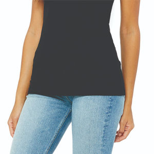 Premium Heavyweight 180gsm 100% Premium transpirable algodón impreso bordado liso tinte Slim Tee mujeres camisetas personalizadas - Product Image 5