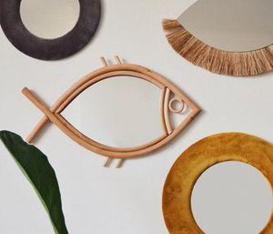 Top High Quality Rattan <b>Mirror</b> For Home Decor/ Best Selling Natural Rattan Core <b>Mirror</b> For <b>Hanging</b> <b>Wall</b> Origin In Vietnam - Product Image 3