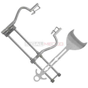 Balfour Retractor 12 pulgadas 30,5 cm extendido con cuchillas laterales fenestradas 4 pulgadas alambre profundo curvo quirúrgico ortopédico instrumentos médicos - Product Image 2
