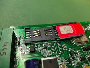 Conector de tarjeta SIM duradero de alta calidad ETEILY tipo abatible cuerpo de plástico de 6 pines AT para PCB/aplicaciones internas - Product Image 3