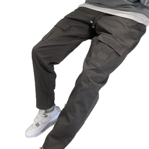 กางเกงคาร์โก้ทรงตรงสำหรับผู้ชาย ขายส่ง หลายกระเป๋า ระบายอากาศ น้ำหนักเบา สไตล์ฮิปฮอป กีฬา จ็อกเกอร์ ลำลอง ใช้งานได้หลากหลาย สำหรับฤดูใบไม้ร่วง - Product Image 5