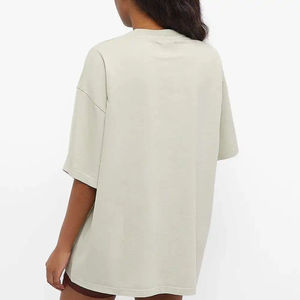 T-shirt basique décontracté en coton à manches courtes confortable respirant coupe décontractée simple essentiel d'été à la mode tous les jours - Product Image 4