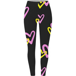 Conception Tie Dye personnalisé femmes Leggings nouveau style vêtements d'entraînement taille élastique Yoga Leggings look sportif - Product Image 5