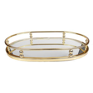 ถาดกระจกสำหรับตกแต่งบ้านโรงแรมคริสต์มาสสำหรับตกแต่งบ้านของขวัญงานแต่งงานของขวัญเสิร์ฟถาด - Product Image 2