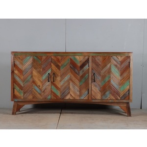 Modern Wooden Cabinet <b>Sideboard</b> Buffet <b>Storage</b> Cabinet for Living Room Dining Room Home Furniture Multi Functional Display - Product Image 1