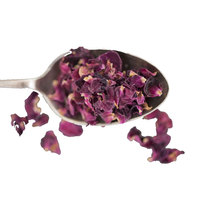 Vente en gros de fleurs de rose rouge séchées comestibles 100% naturelles, qualité A1, certifiées HACCP, pour le thé, la cuisine, la pâtisserie, les desserts, les remèdes à base de plantes