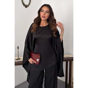 Black <b>Cape</b> Suit - Black - Product Image 2