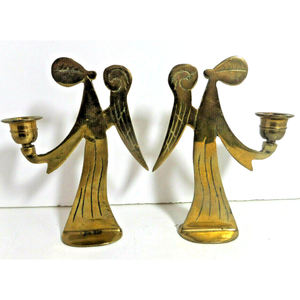 Haute vente en laiton massif ange bougeoir Design Unique décor de table et maison salon article décoratif à vendre - Product Image 1