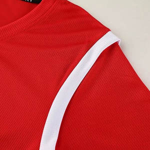 Ensemble de basket-ball deux pièces respirant à séchage rapide 100% polyester, short d'entraînement d'été avec doubles poches, grande taille, sport - Product Image 5