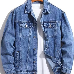 High Quality Pakistan Made Men's <b>Denim</b> <b>Jacket</b> Anti-Wrinkle Breathable & <b>Lightweight</b> Double Tone-Fulfilled Customer Demands - Product Image 6