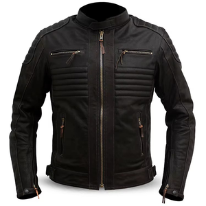 Veste de moto en cuir Cordura unisexe élégante et tendance, taille plus, coupe-vent, respirante, de haute qualité, toutes saisons, nouveau style - Product Image 3
