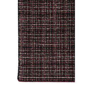 Tapis rectangulaire en acrylique noué à la main gris et noir grande surface Atelier Akar-1006 pour entrée, chambre, salon, couloir - Product Image 4