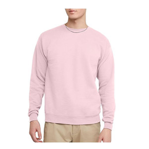 Prix usine 350 GSM sweats en molleton Logo personnalisé couleurs unies unisexe femmes hommes poids lourd col rond sweat à capuche - Product Image 2