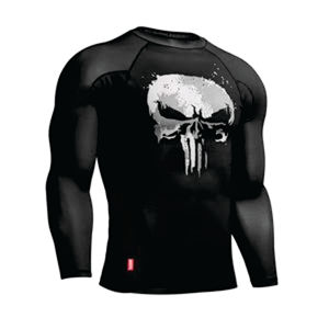 Camiseta de Compresión IBJJF para Hombre, con Estampado Digital, de Spandex/Poliéster, Manga Larga, Secado Rápido, 220g - Product Image 2