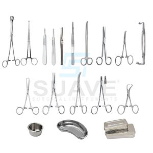 SUAVE SURGICAL INSTRUM Juego de cirugía plástica de apendectomía de la mejor calidad, 18 piezas, instrumentos quirúrgicos de apendicectomía - Product Image 1