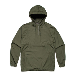 Veste coupe-vent en nylon vert olive pour hommes bon marché de qualité supérieure personnalisée en gros - Product Image 1