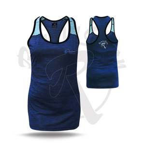 Camiseta sin mangas de alta calidad para mujer, camiseta sin mangas de secado rápido transpirable de algodón 100%, camiseta sin mangas de algodón para gimnasio - Product Image 3