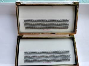 Extensiones de Pestañas Largas Naturales Hechas a Mano con Pelo Sintético de 10 mm, Personalizadas por un Fabricante Profesional de Vietnam, Maquillaje de Belleza Pre-fabricado - Product Image 4