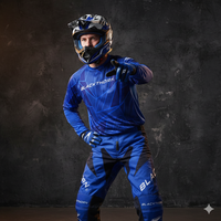 Pantalones de Motocross para Adultos, Jeans de Moto, Equipo de Protección, Pantalones de Motociclismo, Spandex, Poliéster, Parche de Cuero y Protector