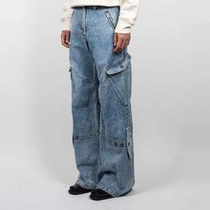 กางเกงคาร์โก้เอวสูงสำหรับผู้ชายแบบทึบปรับแต่งได้พิมพ์ลายด้านหน้าแบบเปิดประทุนสไตล์หลวมดีที่สุดในฤดูร้อน - Product Image 6