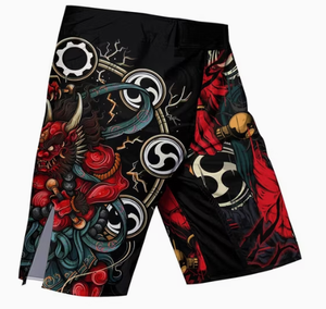 กางเกง MMA คุณภาพดีสำหรับผู้ชาย รับสกรีนโลโก้ กางเกงกราปลิง สไตล์ใหม่ล่าสุด กางเกง MMA สำหรับฝึกซ้อมและกราปลิง - Product Image 3