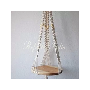 Cotton Macrame Plant Shelf - Product Image 1
