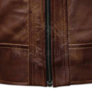 2026 High Quality Custom Design Men's Motorbike <b>Jacket</b> Stand Collar Front Logo Cow Skin Eco-Friendly Breathable Customizable - Product Image 6
