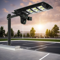 Projecteur solaire 4G avec caméra CCTV extérieure, détection de mouvement, étanche, vision nocturne, Wi-Fi, haute résolution, double objectif V380