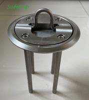 Anneau de fixation pour hélicoptère Safetrip en acier inoxydable 304, boulon de fixation souterrain pour hélicoptère, pour la sécurisation des aéronefs et la mise à la terre statique