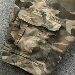 Gran oferta de pantalones cortos informales de algodón para hombre, cintura baja, patrón sólido, ecológicos, impermeables, sueltos, con bolsillo, pantalones cortos con cordón para Fitness - Product Image 3