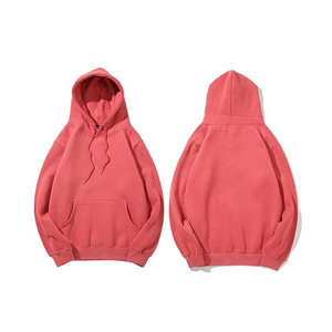 100% Cotton Thick Fleece French Terry Pullover Sweatshirt Custom Logo Drop Shoulder Heavy Weight Hoodies Men's Jumpers - Product Image 3