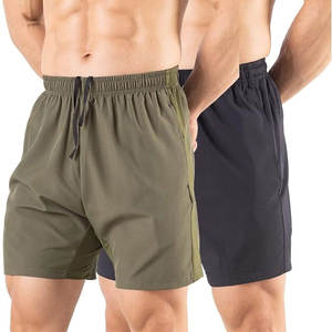 กางเกงขาสั้นผ้าโพลีเอสเตอร์สำหรับผู้ชายกางเกงขาสั้นสำหรับออกกำลังกายเล่นฟิตเนสพร้อมกระเป๋า100% - Product Image 1