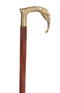 Bastón de madera con mango de latón hecho a mano, bastones decorativos antiguos para hombres y mujeres - Product Image 6