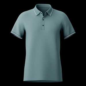 Camiseta transpirable para hombre al por mayor, Polo de secado rápido y cómodo con logotipo personalizado para deportes - Product Image 2