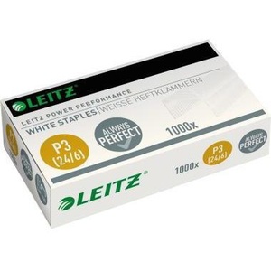 Grapas Leitz P3 24/6 para Grapadoras Leitz 5500-5505 y 5548, Metal Galvanizado, 1000 Unidades por Paquete - Product Image 1