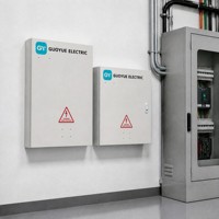 Boîtier de distribution métallique étanche IP65, montage mural, pour utilisation extérieure