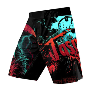 Ropa de Artes Marciales Personalizable al por Mayor, Secado Rápido, Elástica, Ligera, 100% Poliéster, Impresión por Sublimación, Pantalones Cortos de MMA para Hombre - Product Image 5