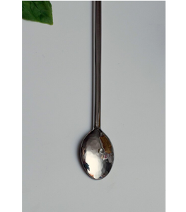 Cuchara de barra de plata personalizable, coctelera de bebidas, agitador de cóctel de café LARGO DE Metal, cuchara, herramientas de barra - Product Image 5