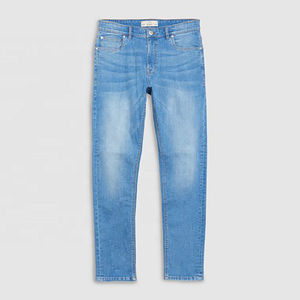 Jeans de Pierna Recta Personalizados para Hombre, 100% Algodón Orgánico, Impermeables, Transpirables, de Secado Rápido, Precio Bajo de Invierno, Precio al por Mayor, OEM - Product Image 3