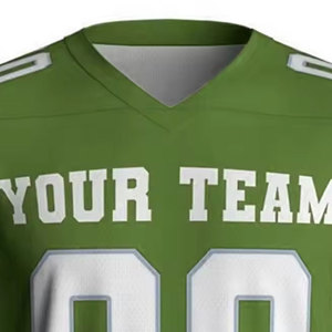 Nuevo diseño de camisetas de fútbol americano personalizadas, camiseta de fútbol americano barata personalizada - Product Image 5