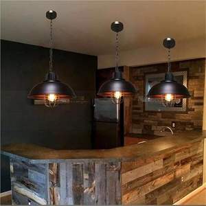 Lampadario a Sospensione SIMIG Vintage Industriale Rustico di Design Creativo in Ferro Nero <span class=keywords><strong>per</strong></span> <span class=keywords><strong>Cucina</strong></span>, Bar e Ristorante - Product Image 5